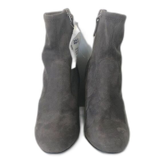 STEVE MADDEN Boots Women's Size 7 M Gray Gaze Faux Suede Ankle Booties NWT - Picture 3 of 9